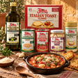 Tuscan Cannellini & Toast Supper Kit — included Flora products and recipe serving suggestion