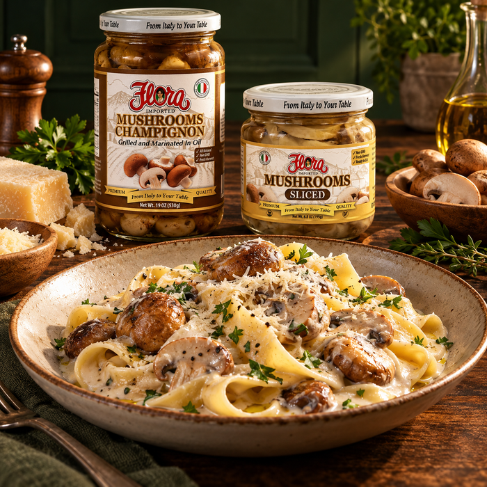 Two Ways to Love Mushrooms — Woodland Pappardelle Supper Set