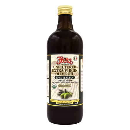 Unfiltered Extra Virgin Italian Organic Olive Oil - 1L