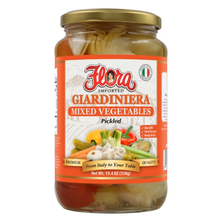 Giardiniera - Mixed Vegetables Pickled - 19.4 oz