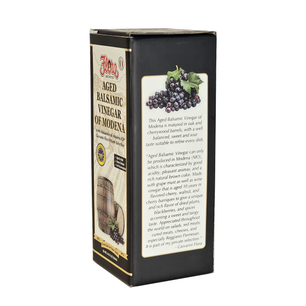 Flora Foods Premium Aged Balsamic Vinegar of Modena Anfora Bottle