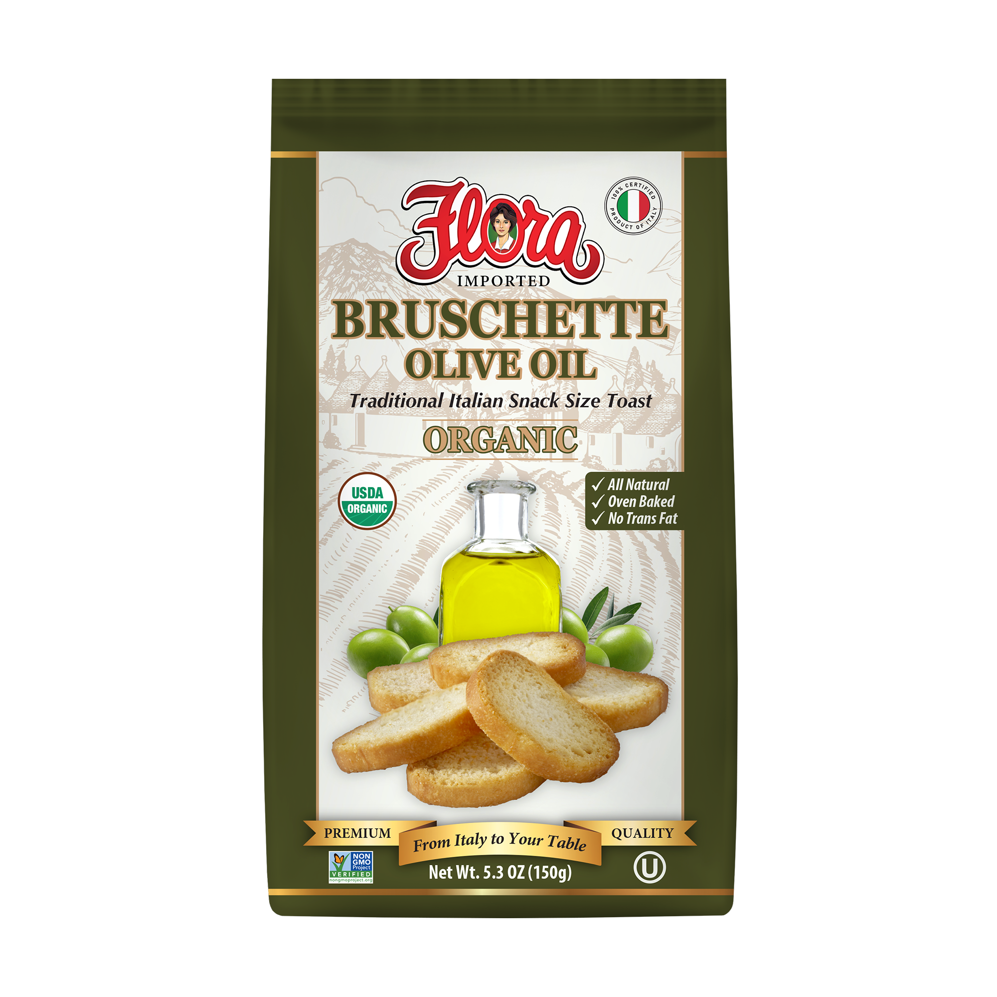 Organic Bruschette Mini Toasts (Olive Oil)