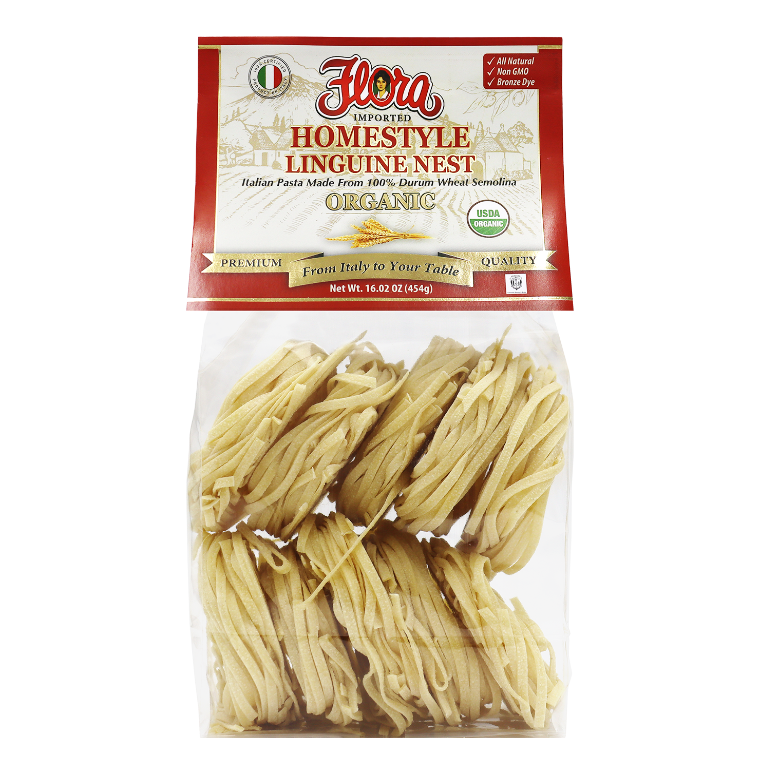 Organic Homestyle Linguine Nest