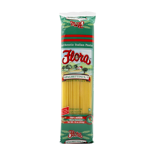 Flora Foods Spaghettini Pasta- Thin Spaghetti Italian Pasta Premium Quality