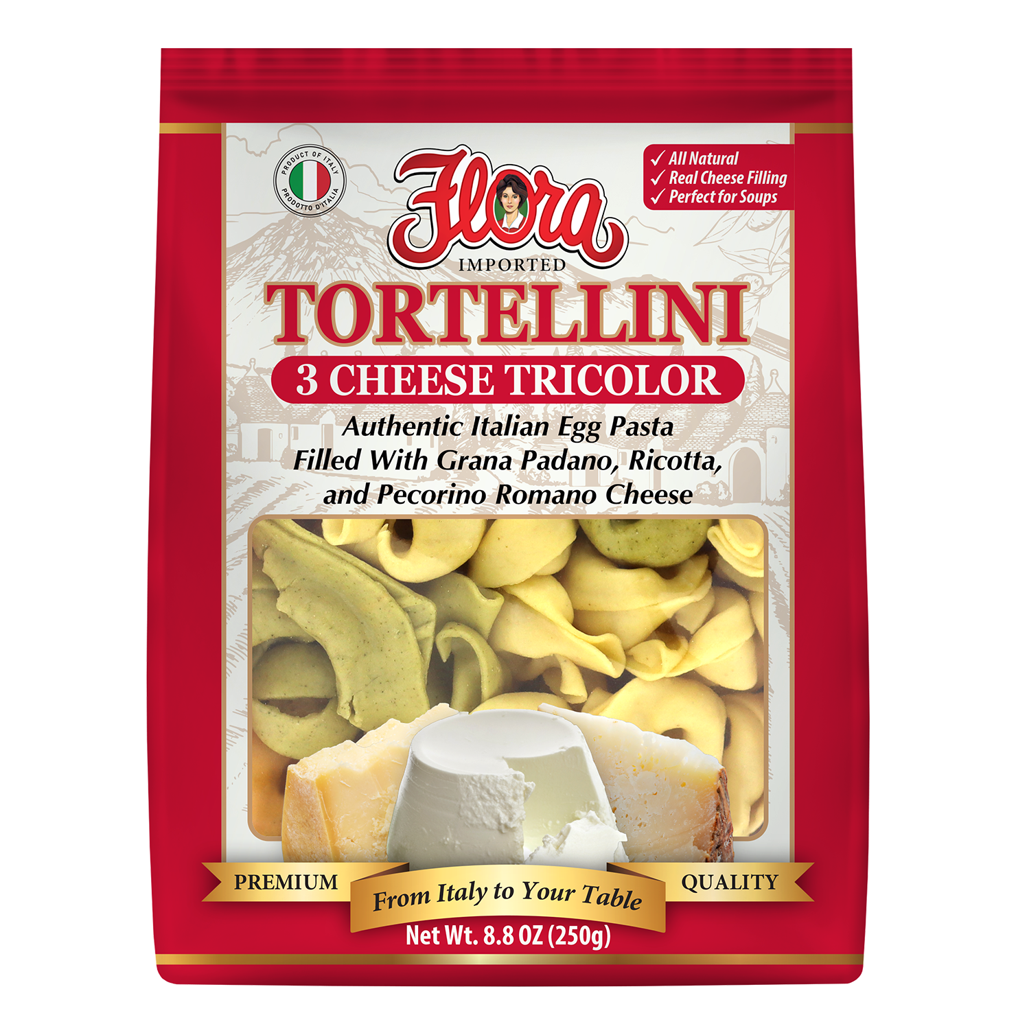 Tortellini 3 Cheese Tricolor