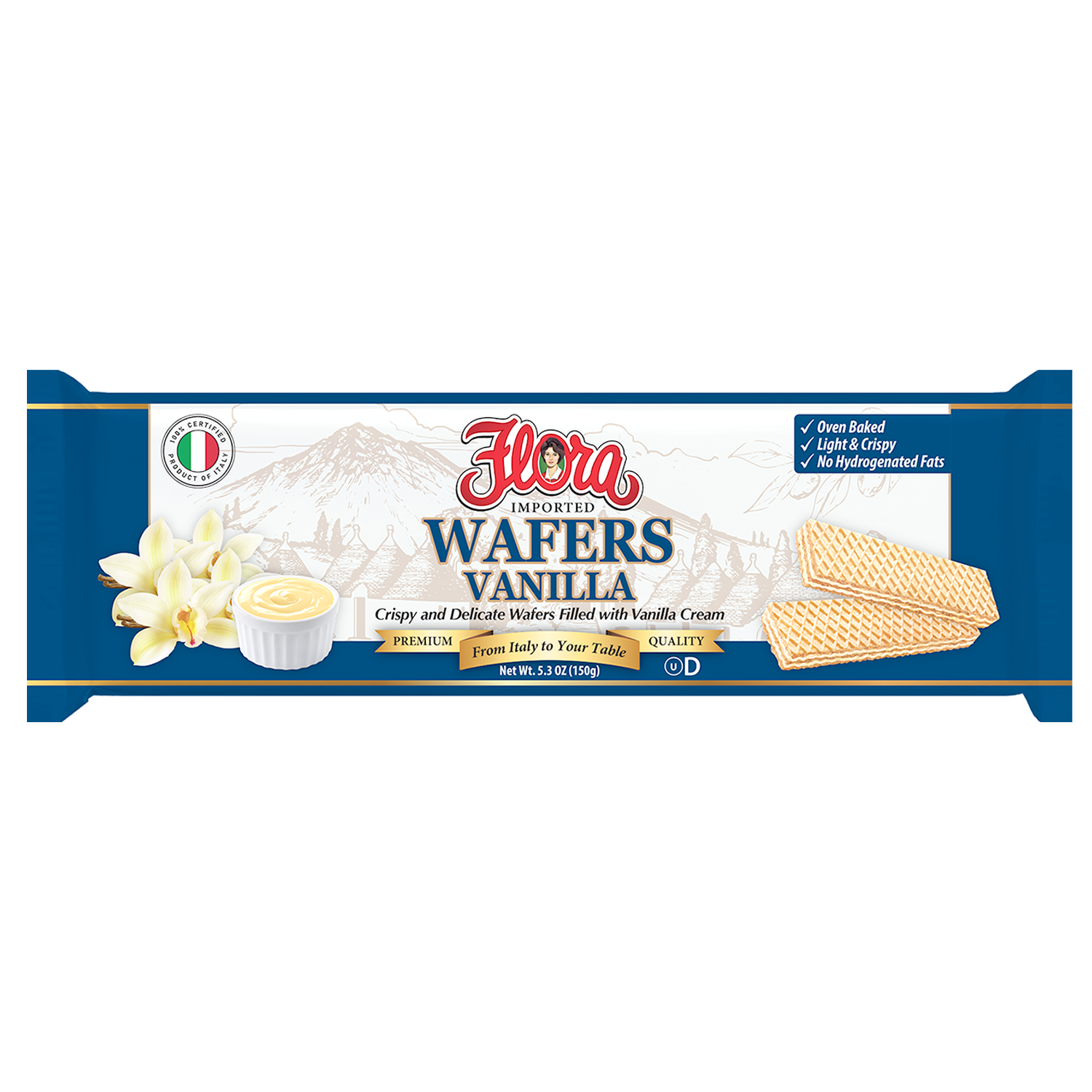 Italian Wafers Vanilla Cookies