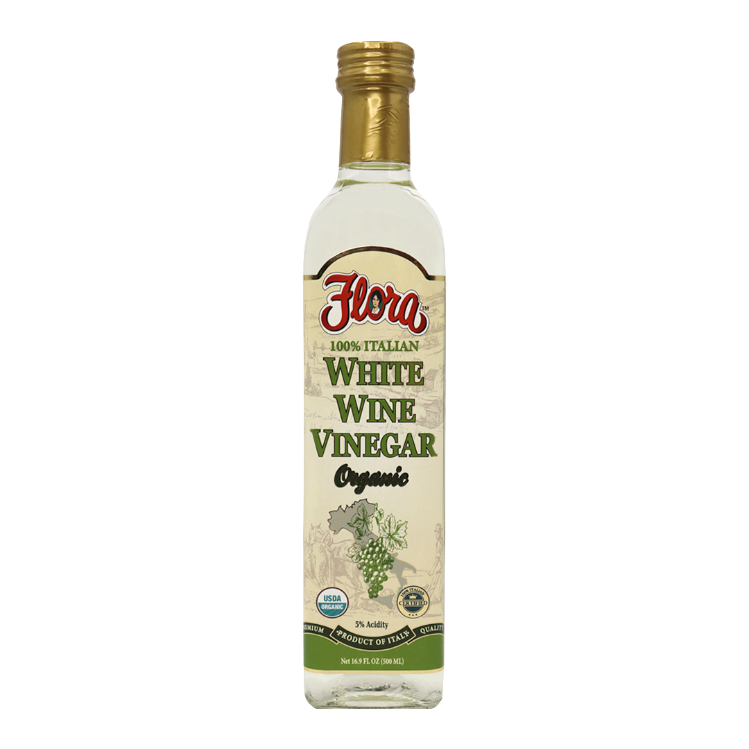 Organic White Wine Vinegar 16.9oz Flora Fine Foods